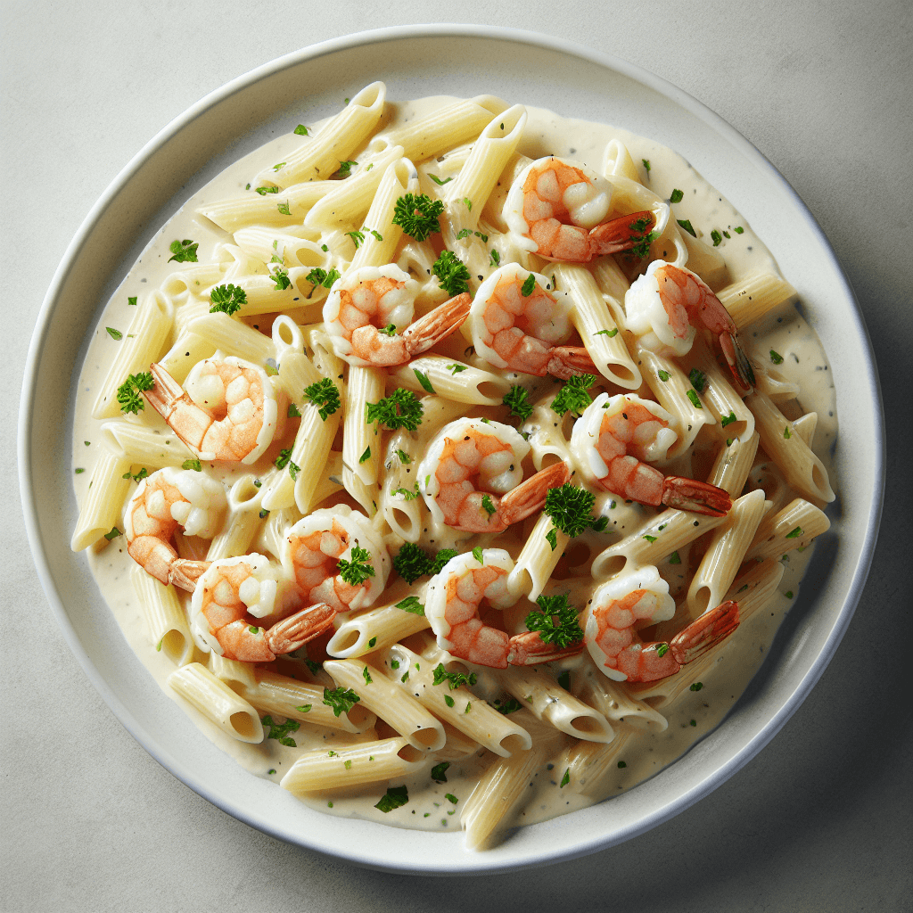 Creamy Garlic Shrimp Pasta