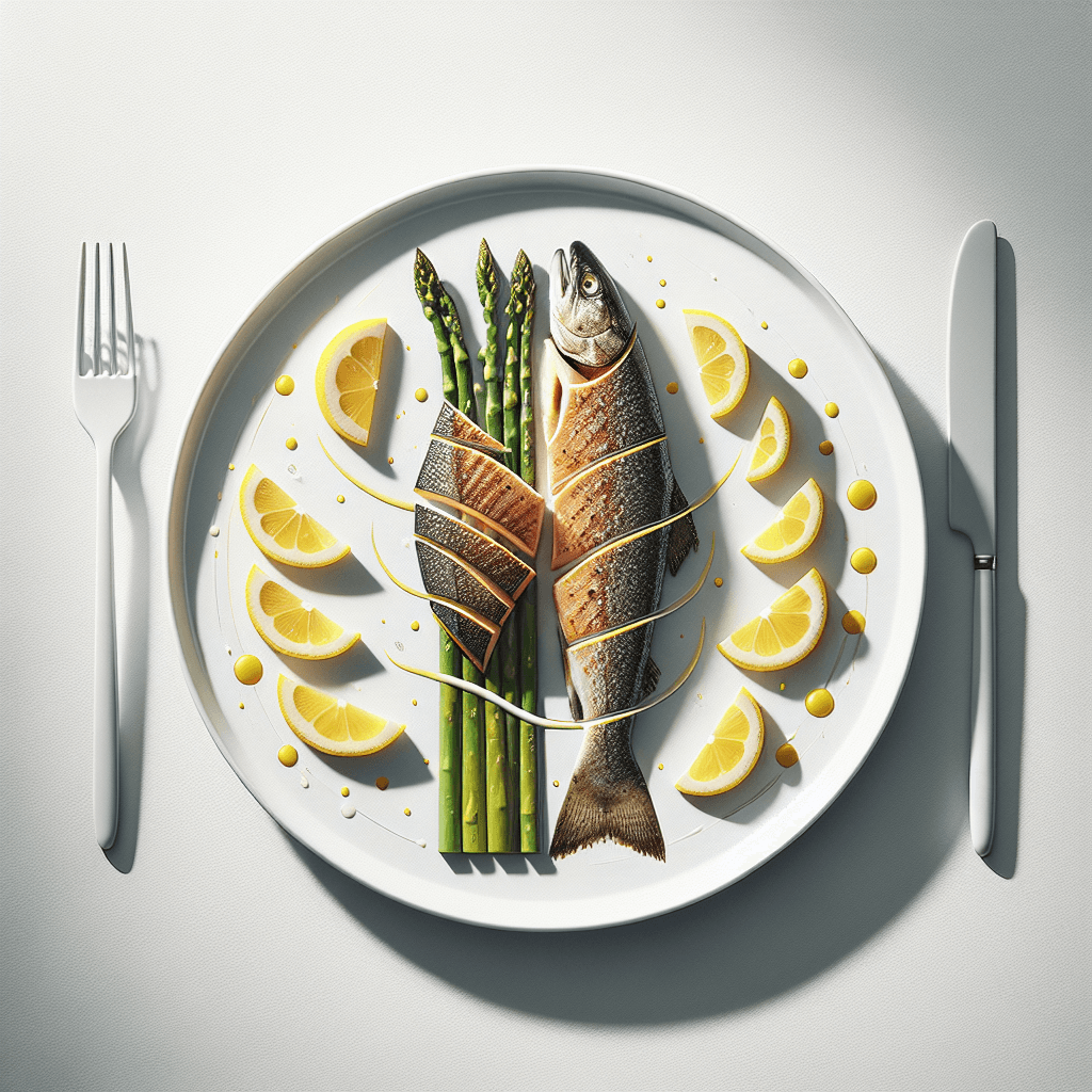 Pan-Seared Trout with Lemon and Asparagus