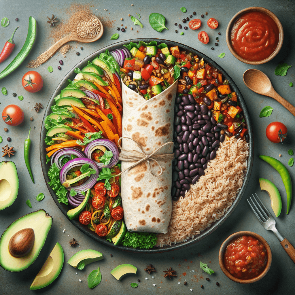 Vegetable and Bean Burritos
