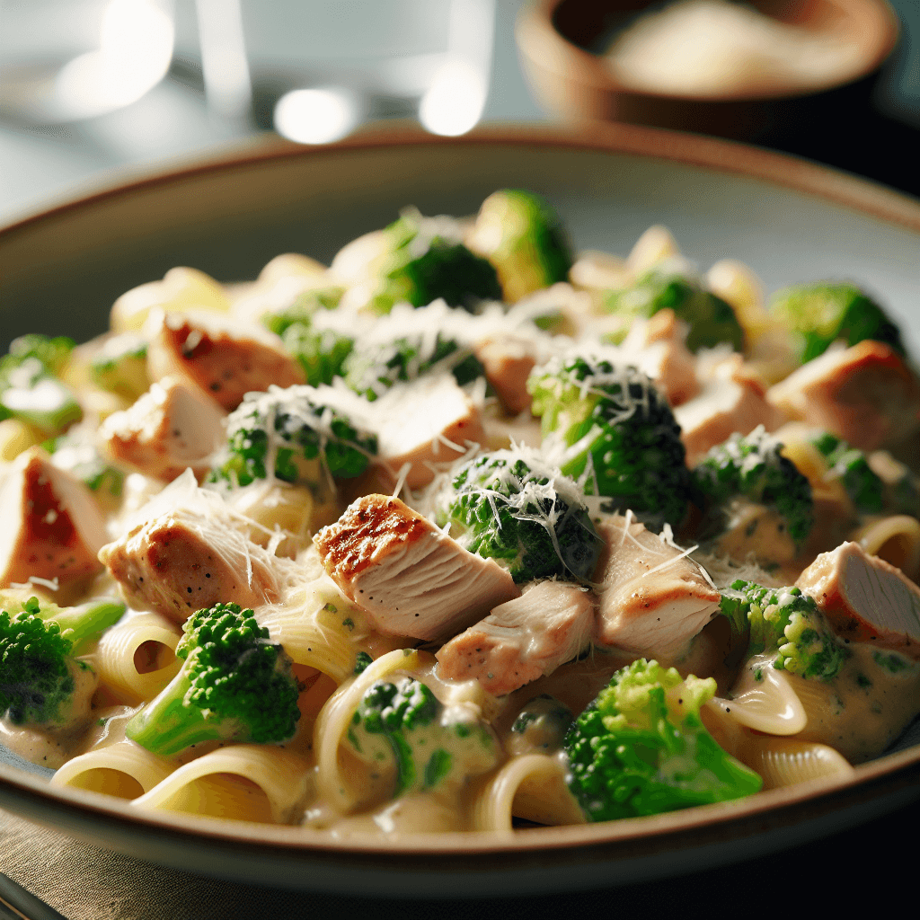 Pasta with Chicken and Broccoli