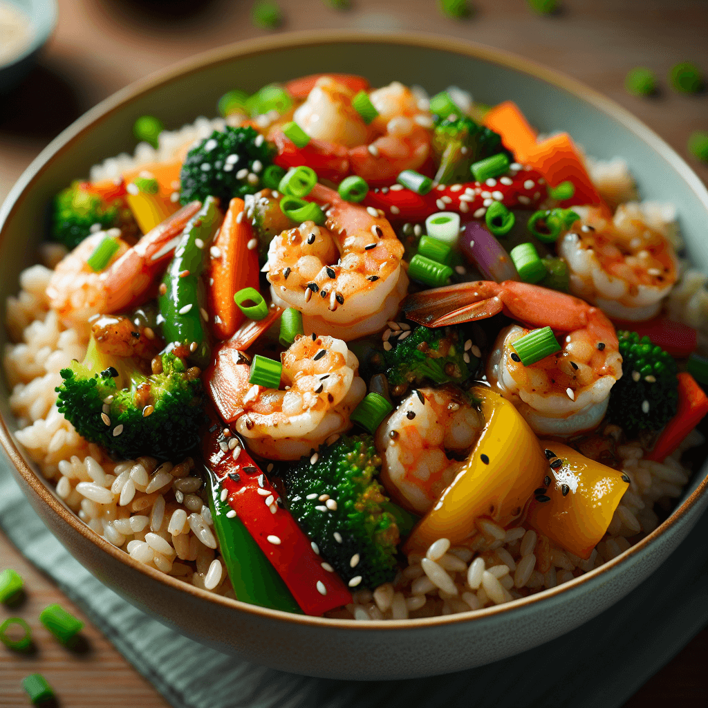 Shrimp and Vegetable Stir-Fry