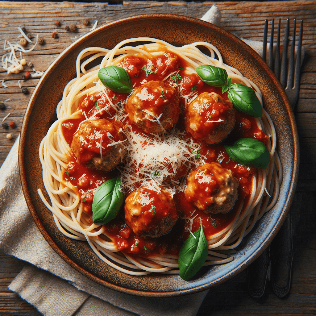 Turkey Meatballs with Spaghetti