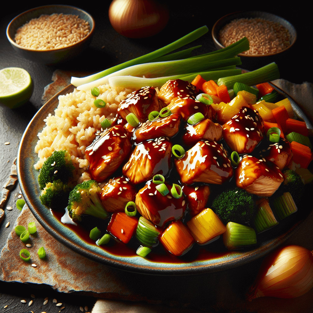 Chicken Teriyaki with Brown Rice