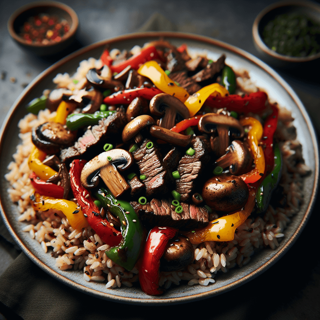 Steak and Mushroom Stir-Fry