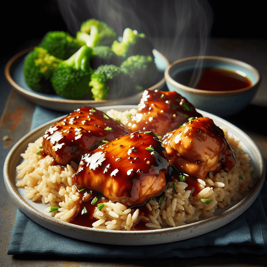 Teriyaki Chicken with Brown Rice