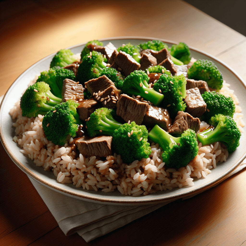 Beef and Broccoli Stir-Fry